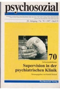 Psychosozial 20. Jahrgang Heft IV (Nr. 70).