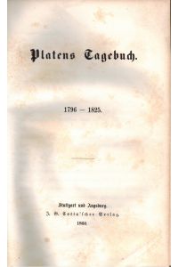 Platens Tagebuch 1796 - 1825.