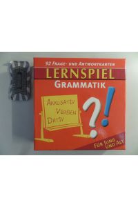 Lernspiel Grammatik - 92 Frage- und Antwortkarten [Lernspiel].