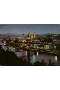 1149579 Passau Donauhafen mit der historischen Maxbrücke