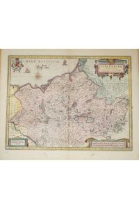 Meklenburg Ducatus Auctore Ioanne Laurenbergio. Original Kupferstichkarte.