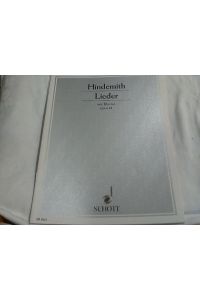 Lieder mit Klavier: op. 18. (Edition Schott ED 2023 )