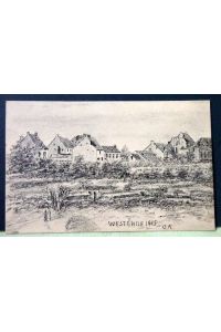 Ansichtskarte AK Westende 1915 (Häuser nach einer Zeichnung