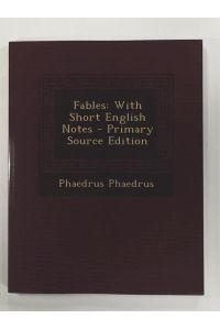 Fables: With Short English Notes