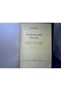 Forschung und Deutung. Ausgewählte Aufsätze zur Literatur. Hrsg. von Ulrich Fülleborn.