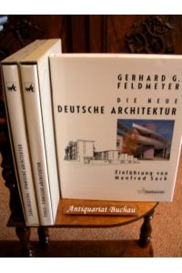 3 Bände der Reihe. 1. Die neue finnische Architektur / 2. Die neue Deutsche Architektur / 3. Die neue Spanische Architektur.