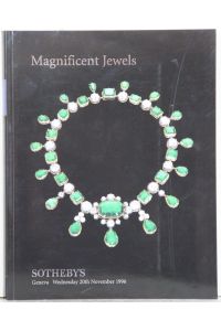 Magnificent Jewels. Auction: Geneva, Wednesday, 20th November 1996.