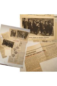 4 antisemitische originale Zeitungsausschnitte um 1939  - Dieses Buch wird von uns nur zur staatsbürgerlichen Aufklärung und zur Abwehr verfassungswidriger Bestrebungen angeboten (§86 StGB)