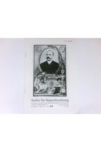 Archiv für Sippenforschung :  - und alle verwandten Gebiete mit Praktischer Forschungshilfe. Heft 63, 42. Jahrgang 1976.