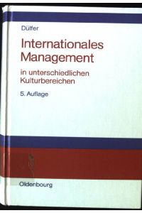 Internationales Management in unterschiedlichen Kulturbereichen.