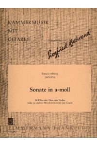 Sonate a-Moll  - (Reihe: Kammermusik mit Gitarre)