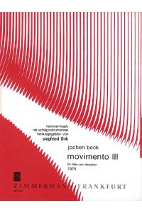 Movimento III  - (Reihe: Kammermusik mit Schlaginstrumenten)