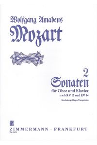 2 Sonaten C-Dur und F-Dur KV 13 und 14