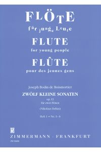 Zwölf kleine Sonaten op. 13 Heft 1  - (Reihe: Flötentöne)