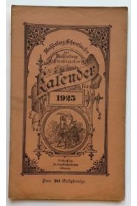 Mecklenburg-Schwerinscher und Mecklenburg-Strelitzscher Kalender für 1925.