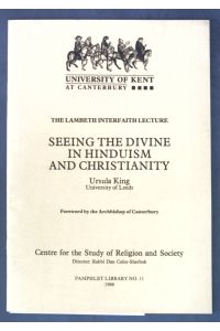 Seeing the Divine in Hinduism and Christianity;  - Pamphlet Library No. 11;