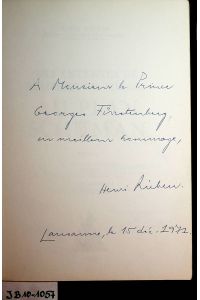 Des ententes de maitres de forges au Plan Schuman Préf. : M. Philippe de Selliers; M. Willi Küderli