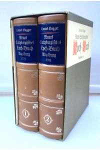 Neues Salzburgisches Koch-Buch (in 2 Bänden und einem Kommentarband)),   - REPRINT der Ausgabe von1719 in 2 Bänden mit einem broschierten Kommentarband,
