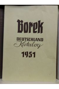 Borek Deutschland Katalog 1951