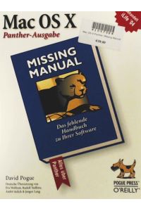 Mac OS X: Missing Manual, Panther-Ausgabe