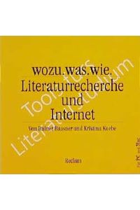 Literaturrecherche und Internet