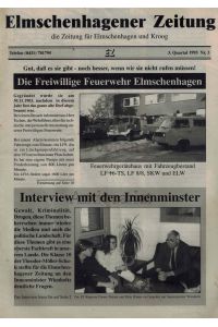 Elmschenhagener Zeitung, die Zeitung für Elmschenhagen und Kroog. Konvolut, bestehend aus 20 Einzelausgaben.