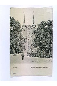 Danzig, Oliva, Oliwa, Kloster mit Fassade, Polen, AK, ungelaufen, 1905