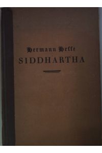 Siddhartha: eine indische Dichtung.