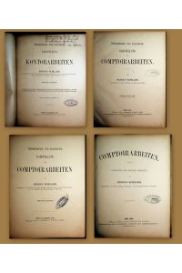 4 Publikationen zum Geschäftsverkehr mit Musterdrucksorten und Musterschriftstücken im Faksimile.