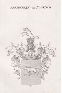 Freiherren von Pogwisch - Pogwisch Schleswig Holstein Wappen Adel coat of arms heraldry Heraldik