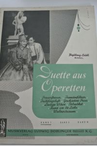 Duette aus Operetten. Original-Duette aus Operetten, Heft 1.