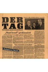Der Tag. Unabhängige Zeitung für Deutschland. 1. Jahr, Nr. 43, 15. Mai 1948.