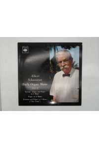 ALBERT SCHWEITZER - Volume I - Bach Organ Music [Vinyl] CBS 72. 190