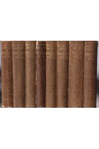 The History of England from the Accession of James the Second. 8 volume set. 1874