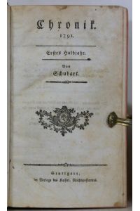 Chronik auf das Jahr 1791. 104 Stücke (vollständig).