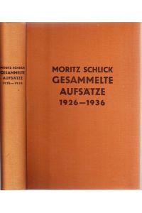 Gesammelte Aufsätze 1926-1936.