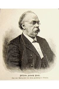 RIEHL, Wilhelm Heinrich Riehl (1823-1897), deutscher Journalist, Novellist und Kulturhistoriker