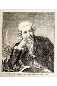 GLEIM, Johann Wilhelm Ludwig Gleim (1719-1803) Schriftsteller