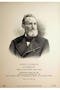 GLADBACH, Ernst Georg Gladbach (1812-1896) deutsch-schweizerischer Architekt, Hochschullehrer und Bauforscher