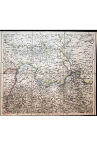 BELGRAD - [Blatt L. 10 der General-Karte von Central Europa 1:300000 1873-1876]