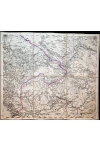 SCUTARI - [Blatt L. 12 der General-Karte von Central Europa 1:300000 1873-1876]