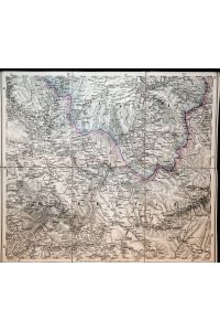 PRISTINA - [Blatt M 12 der General-Karte von Central Europa 1:300000 1873-1876]