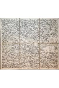 SLONIM - [Blatt N. 3 der General-Karte von Central Europa 1:300000 1873-1876]