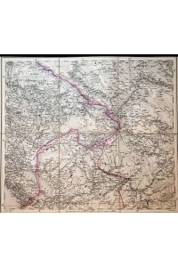 SCUTARI - [Blatt L. 12 der General-Karte von Central Europa 1:300000 1873-1876]