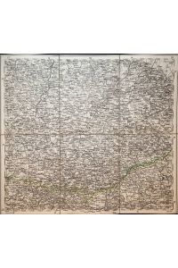KRAKAU [Krakow]- [Blatt L. 5 der General-Karte von Central Europa 1:300000 1873-1876]