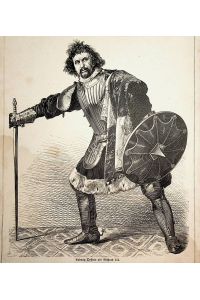 DESSOIR, Ludwig Dessoir (1810-1874) Schauspieler, als Richard III.