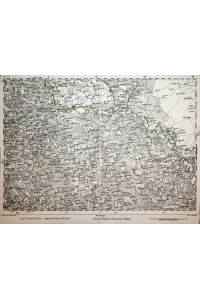 SIEDLCE (=BLATT Nr. : 81 C; G. D. Reymann's topographische Special-Karte von Central-Europa = G. D. Reymann's topographische Special-Karte von Deutschland, Schweiz, Ostfrankreich, Belgien, Niederlande, u. Polen Masstab 1:200000)