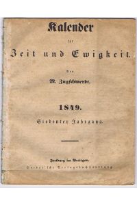 Kalender für Zeit und Ewigkeit 1849. Siebenter Jahrgang.