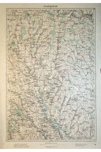 Mogilew - Land: Russland/ Rumänien (= General-Karte von Mittel-Europa 1:200 000. 132. 45° 48°)