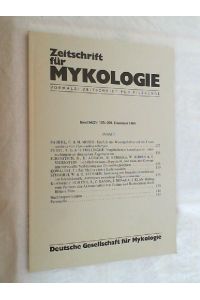 Zeitschrift für Mykologie - Band 54(2) - 1988